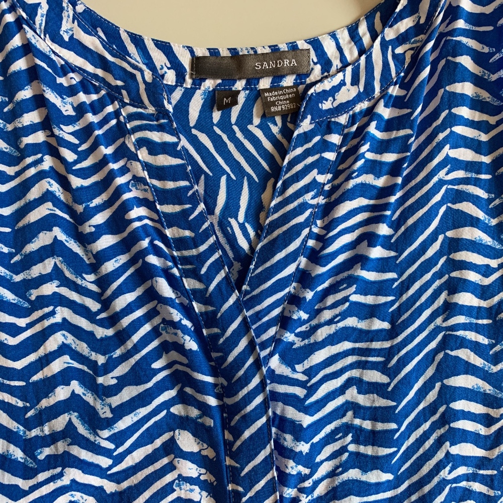 Sandra Ingrish | Split Neck Sleeveless Tunic - image 3